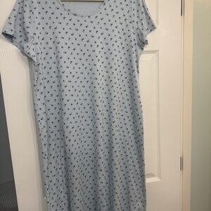 Lands' End long cotton nightgown size XL
